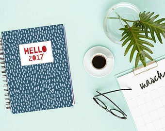 personalizzato planner festivo 9 modello a5 spiralato