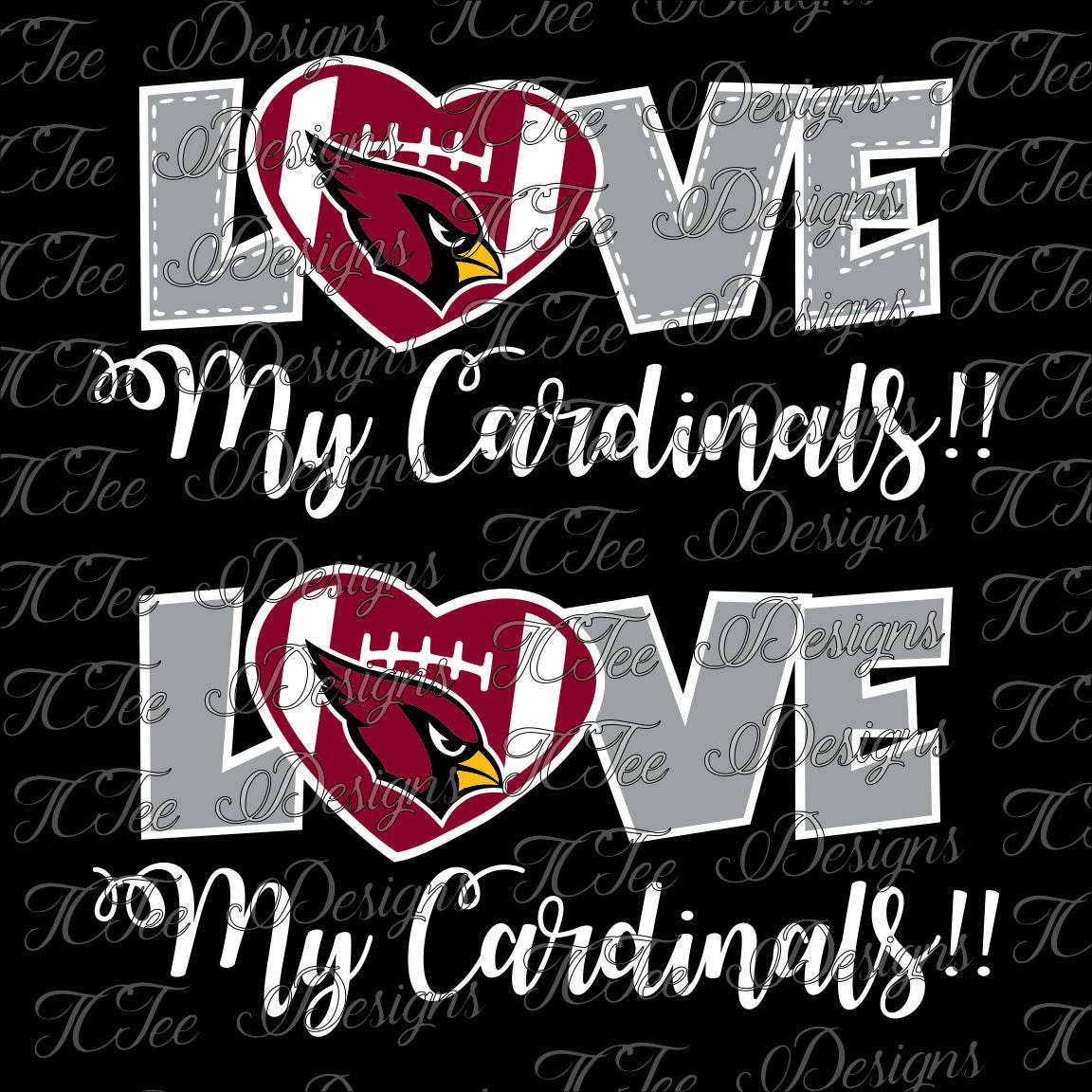 Download Love My Cardinals - Arizona Cardinals Football - SVG ...