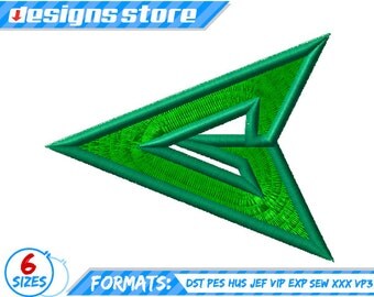 GREEN ARROW EMBROIDERY design superhero machine Logo Justice League Dc SuperFriends -Embroidery design