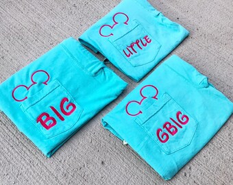 Disney Sorority Shirt, Big Little Sorority, Sorority Shirts, Big Little Sorority Shirts, Mickey Mouse Shirt, Personalized Mickey Mouse Shirt