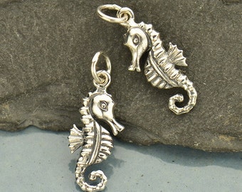 Sterling Silver Seahorse Charm