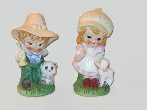 Vintage Figurines Children Figurines Home Decor Vintage