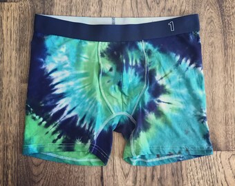 Tie Dye Boxer Briefs - Mens Boxer Briefs - Hippie - Handmade - Michigan Made - Underwear