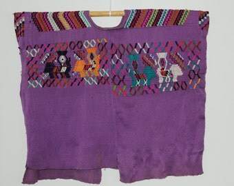 Guatemalan Maya Huipil Shirt Chajul Quiche Womens Hand Crafted Traditional Authentic