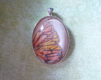 Butterfly Wing Pendant 2 1/2" by 2"