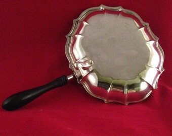 Silver Plated Silent Butler Crumb Ash Catcher Chippendale 657 Pattern Tabletop Decor
