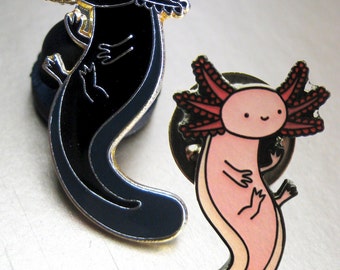 Axolotl Enamel Pin 2 Pack