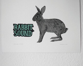 Animal Sounds - The Rabbit - Dark Grey/Green