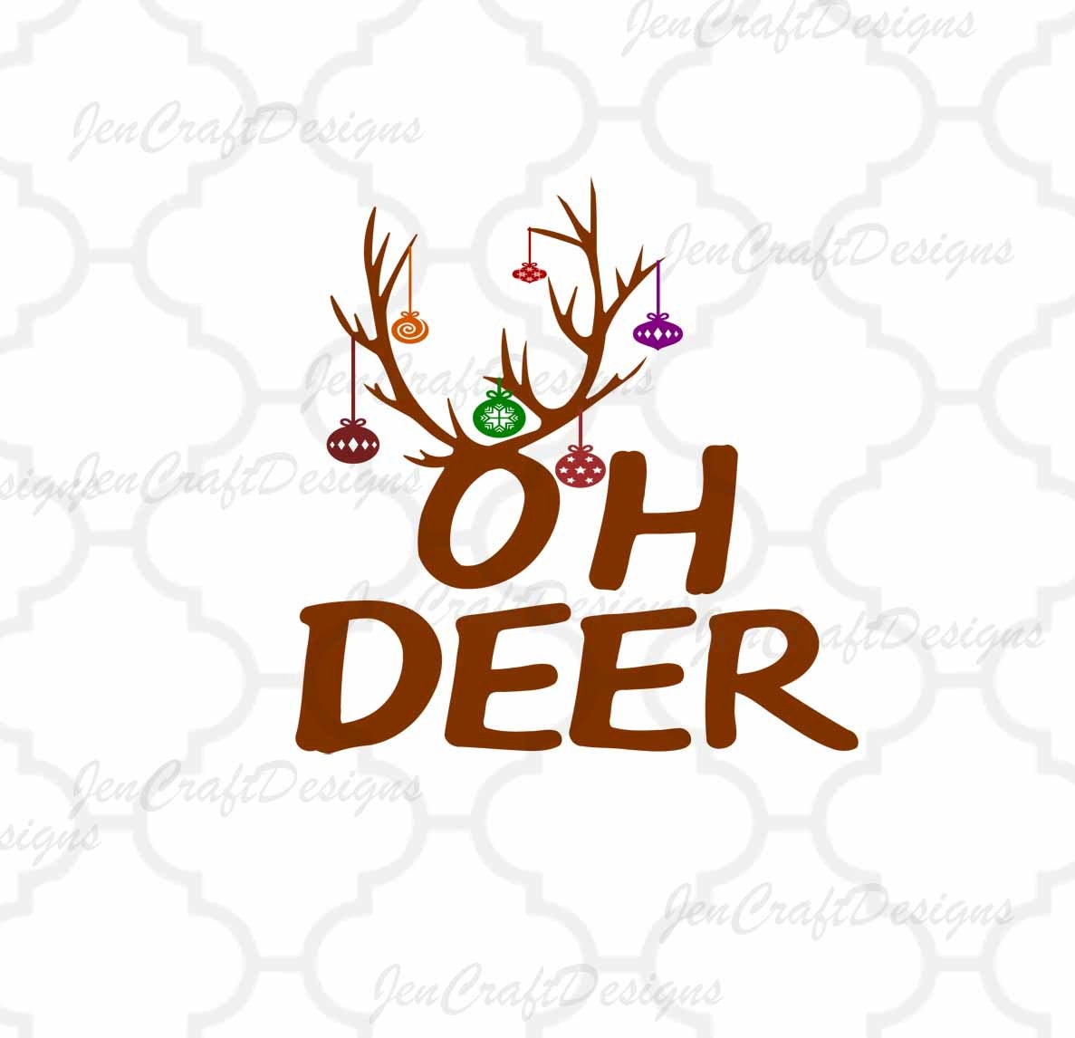 Download OH DEER Svg Frame Cutting Files SVG Eps Png Dxf Cricut