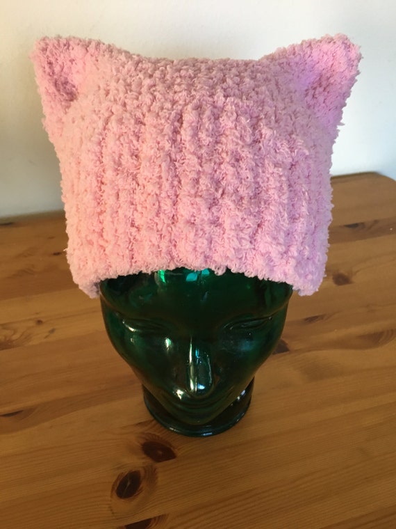 Pussy Hat Soft Fuzzy Pale Pink Our Biggest Seller Thick