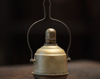Antique oil lamp, miners lamp, whale oil lamp, 1800s