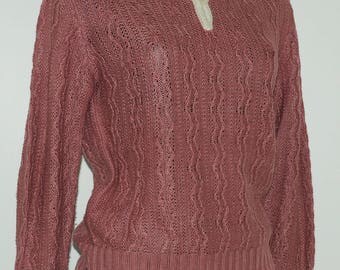 Vintage pink sweater Size 38 FR