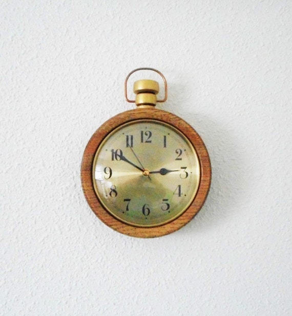 pocket watch wall clock
