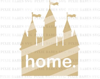 Disney Castle svg, Disney Home SVG, Disney Addict SVG, Disney Heartbeat svg, svg Cuttables, Cricut svg, Silhouette svg, svg Cutting Files