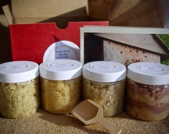 SALE Reviving Body Scrub Gift Set || Organic Sugar Scrub || Body Scrub || Gift Set
