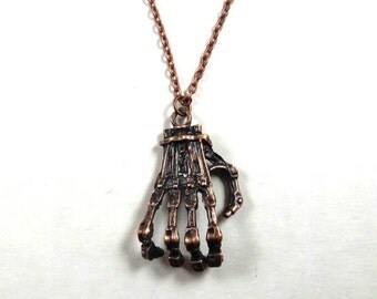 Terminator Hand Necklace
