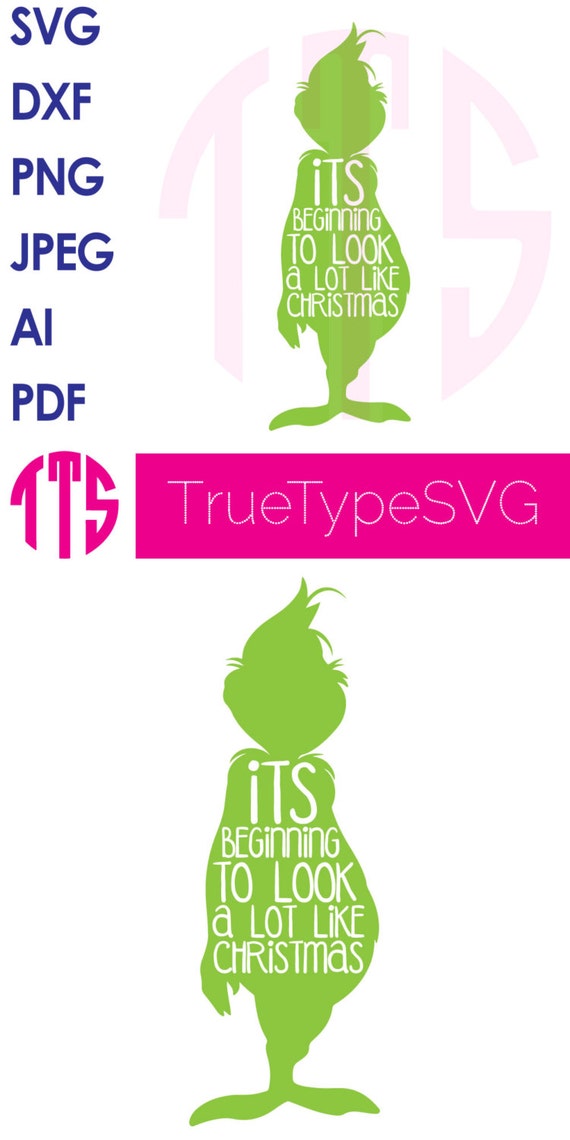 Download SALE How The Grinch Stole Christmas SVG Print & Cut by TruetypeSVG