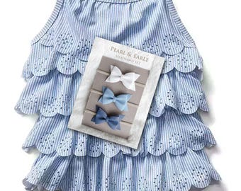 Navy Blue Baby Dress, Blue Baby Dress, Navy Blue Baby Headband, Blue Baby Headband, Blue Baby, Baby Headband Set, Bow Headband Baby,