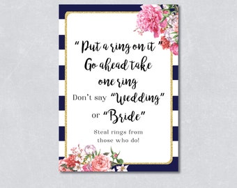 This is an image of Smart Put a Ring on It Bridal Shower Game Free Printable It's just a picture of Smart Put a Ring on It Bridal Shower Game Free Printable