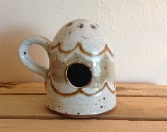 Rustic Pottery Incense burner. Hand Made. Rustic.