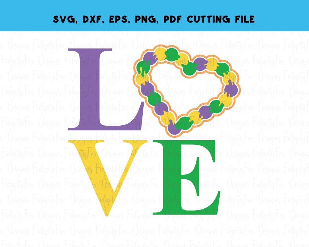 Download Love Mardi gras svg King cake svg dxf eps png pdf