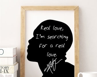 Frank Ocean "Real Love" Art Print