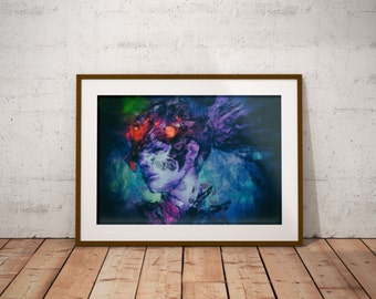 Overwatch Painting Print. Overwatch Widowmaker Poster. Overwatch Poster. All Heros available and Large sizes in store.