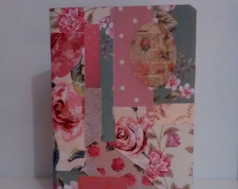 Decoupage Floral Notebook