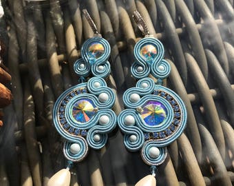 Amalfi soutache earrings