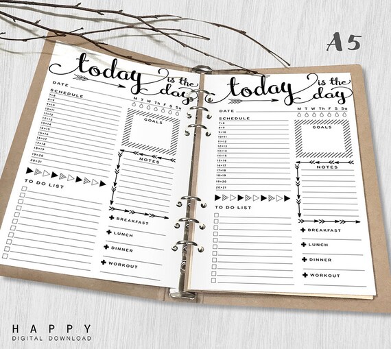 daily planner pdf