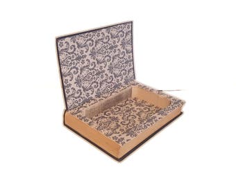 Hollow Book Safe Manners For Millions Cloth Bound vintage Secret Compartment Security hiding place Emily Post Etiquette