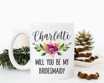 Maid of honor Proposal, Will You Be My Bridesmaid mug, Bridesmaid Proposal Gift, Wedding Proposal gift, Wedding Mug, Engagement Party Gift