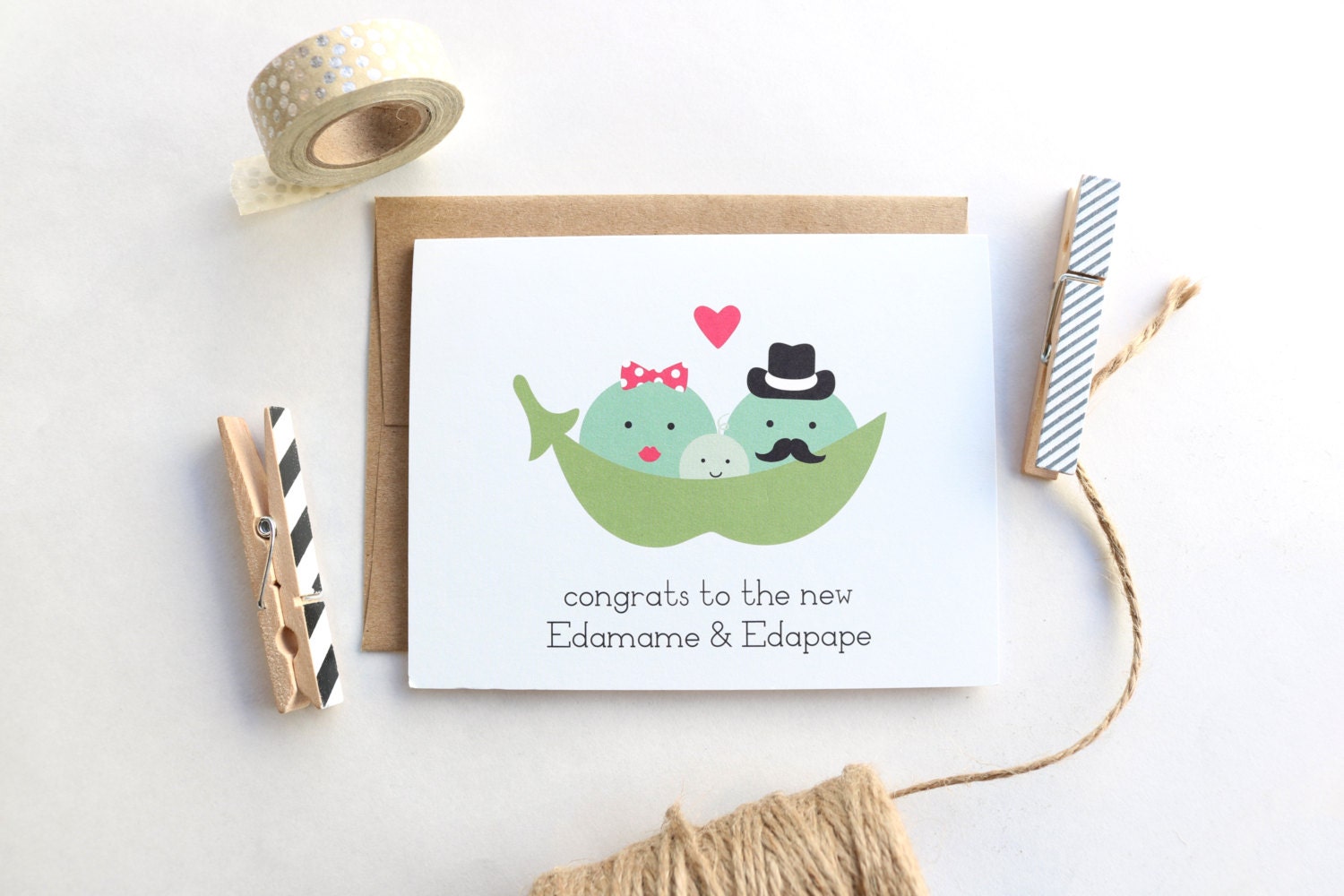 Congrats to the New Edamame & Edapape Baby Card