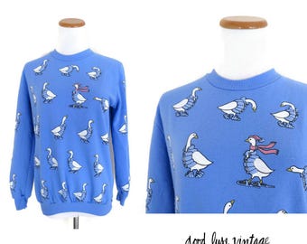 Goose sweater | Etsy
