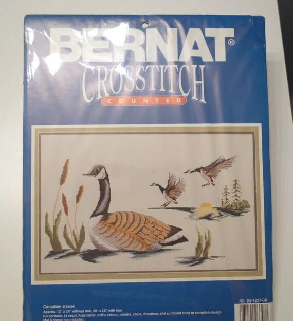 CROSS STITCH KIT Canada Goose Counted Cross Stitch Kit