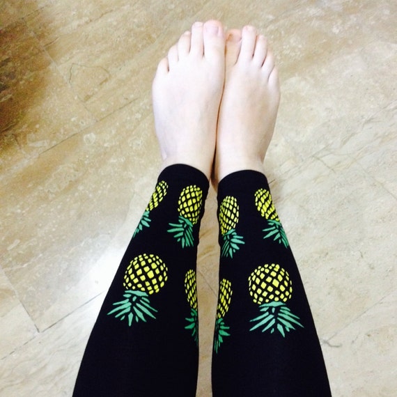 PINEAPPLE leggings Pineapple yoga pants Pineapple clothing