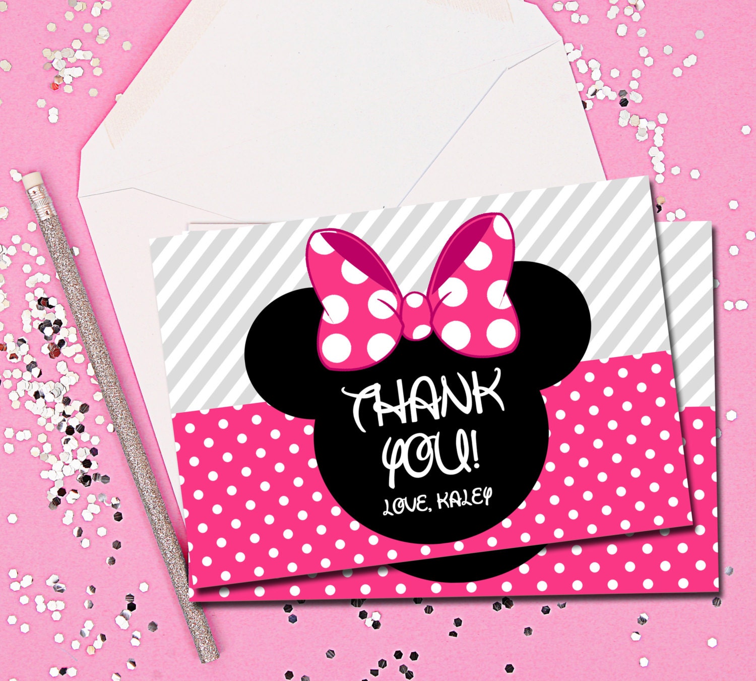 Thank You Cards Minnie Mouse Thank You Cards Minnie Mouse
