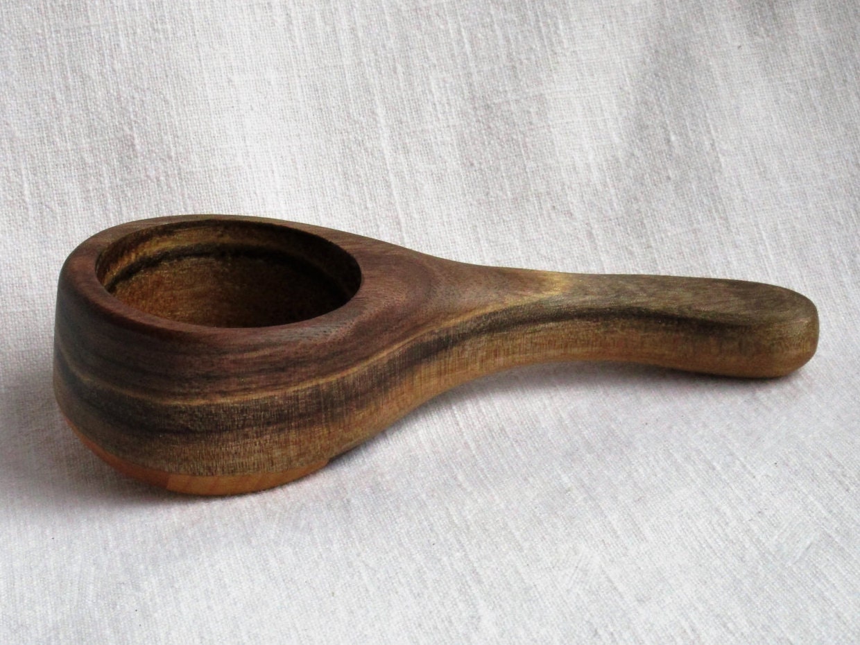 wood coffee scoop