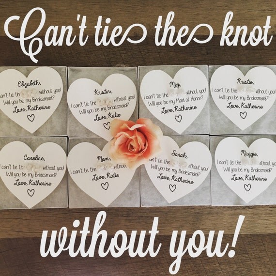 I can't tie the knot without you FREE gift wrapping