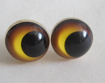 1 Pair Bear Eyes, Teddy Eyes 20 mm, Safety Doll Eyes, Craft Eyes