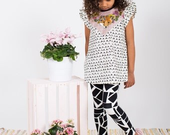 Fox print dress toddler girls Supayana SS2017