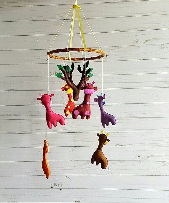 giraffes baby mobile baby crib mobile baby mobile nursery