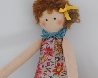 Cloth Doll, Rag Doll, Fabric Doll, Colourful Doll, Handmade Doll, Cute Doll, Gift for Girls