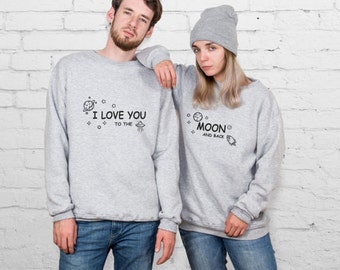 Coffee Lover Sweatshirt Couple Hoodies Couples Sweatshirt Mr and Mrs Sweater Valentine's Day Pärchen Pullover Valentine's Day Gift YPc028