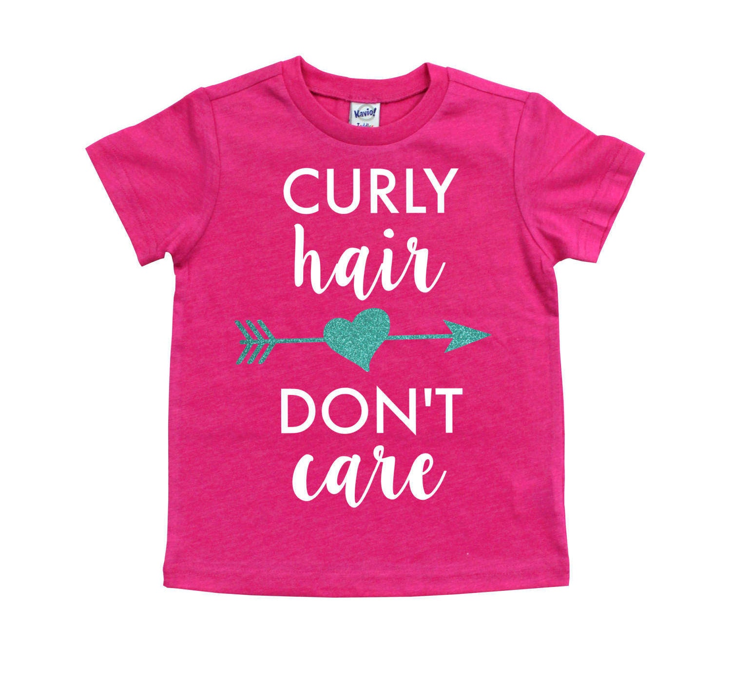 Curly Hair Don't Care Shirt Girls Shirt Messy Hair