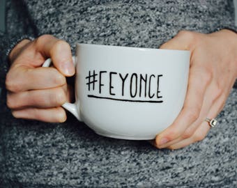 Feyonce mug // engagement present bachelorette party stagette fiance bride wedding hen party maid of honour bridesmaid