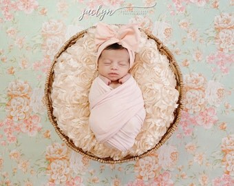 LIGHT PINK Gorgeous Wrap- headwrap; fabric head wrap; pink head wrap; boho; newborn headband; baby headband; toddler headband