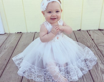 Baptism Dress,Christening Dress,Baptism Lace Dress,Baptism Gown,Christening Gown,Communion Dress,Blessing Dress,Girls Lace Dress,Baby Dress