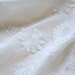 0.5 meter Width 51.18 inches ivory wedding lace fabric,flowers embroidered lace,floral lace fabric,lace for DIY dress,130CM(95-179)