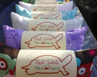 Herbal Sleep Pillow with Lavender, Hops, Chamomile and Rose, 3 x 5 inches